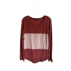 Zawapemia Amazon Blouse Burgundy Long Sleeve Top Size Large Women’s